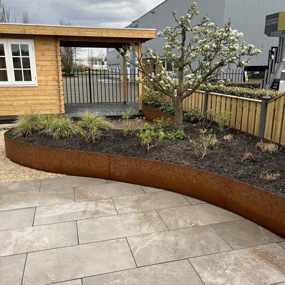 Borderpaneel flex corten 220x28