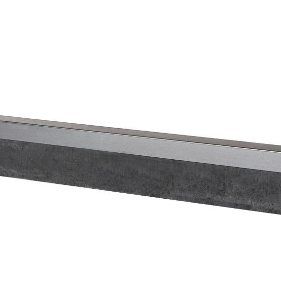 U-profiel gelijkzijdig opsluitband 6cm verzinkt 220x4,6x4,6x6,4