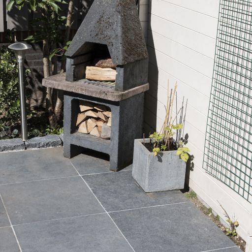 Black beauty basic 60x60x3 cm. gespleten