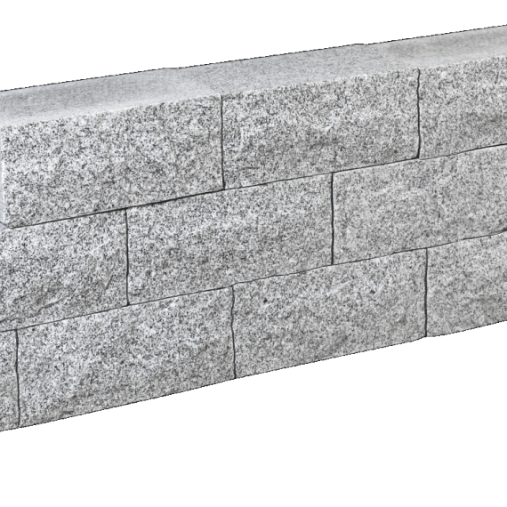 Castle rock g603 rockface 35x17.5x15 cm. 2 zijdes gekloofd rest gezaagd