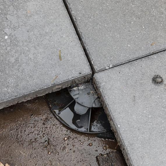 Verstelbare tegeldrager medium 3 t/m 5 cm compleet