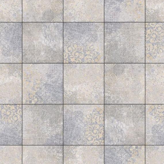 Cerasun Catania decor blue 60x60x4 cm