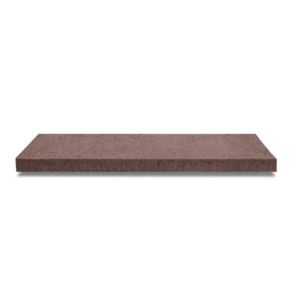 Oud Hollandse opsluitbanden (gewapend) 100x20x5 cm roodbruin