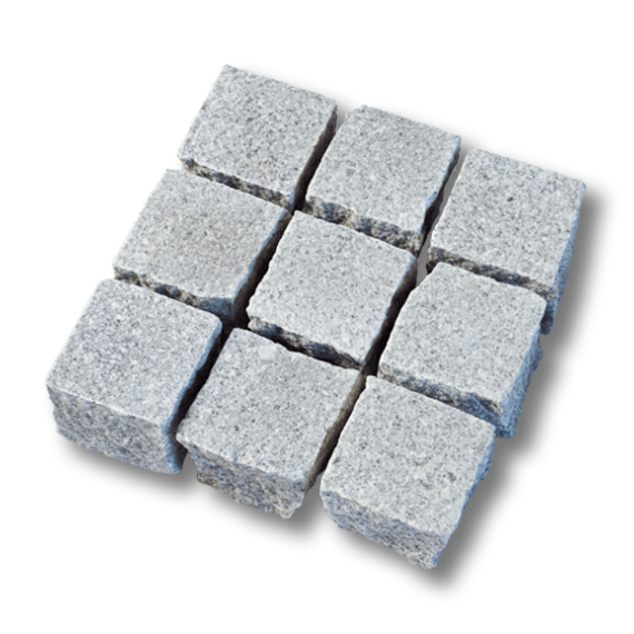 Graniet kinderkoppen 9x9x8 cm rustiek