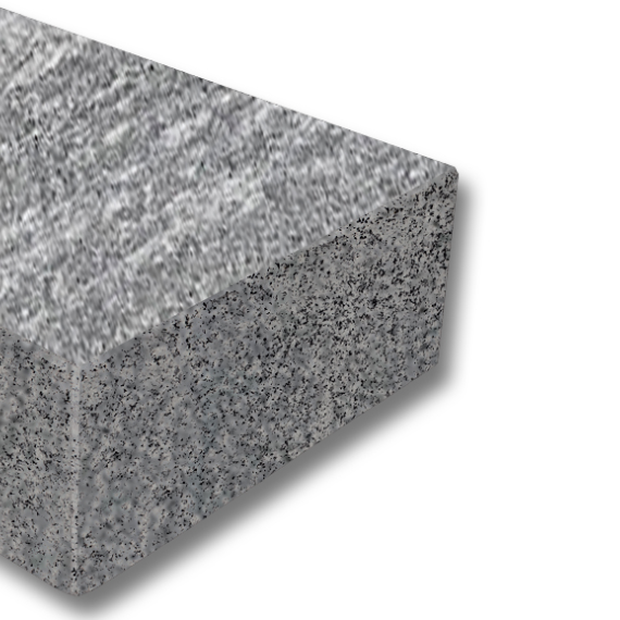Gneis traptrede 35x50x15 cm rustiek