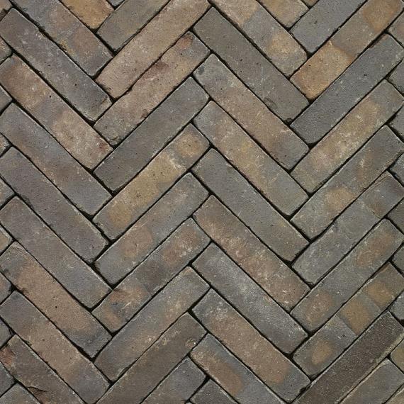 WF80 Oliva WS bruin blauw onbezand Getrommeld