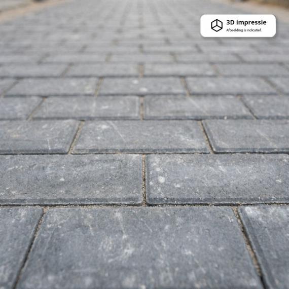 BSS 20x10x8 cm zwart (mini-facet, met deklaag)
