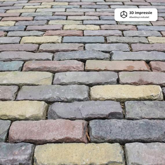 Oude gebakken waalformaten, onderbestrating de Veluwe (op pallets)