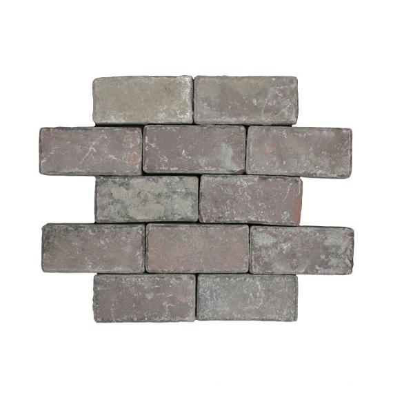 Oude gebakken keiformaten Doornenburg plat (op pallets)