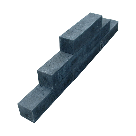Stapelblok oudhollands 20x20x60 zwart
