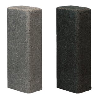 pallisaden rustiek 16.5x11x80 zwart