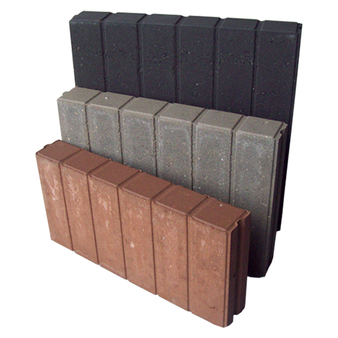 blokjesband 6x60x50 bruin