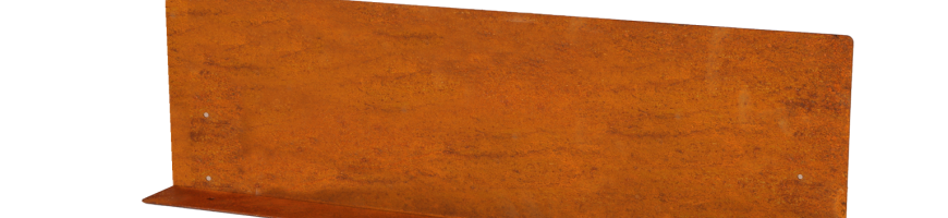 Cortenstalen kantopsluiting