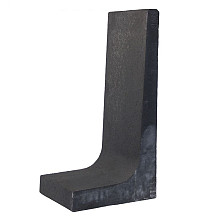 L-Element 100x50x40 cm zwart