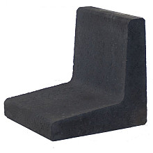 L-Element 40x40x40 cm zwart