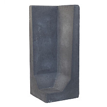 L-Hoeksteen 100x40x40 cm zwart
