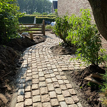 Zweeds Graniet 20x16/14 gebruikt gezaagd (bigbag)