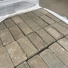 Gebruikte betonklinkers P+F Grijs