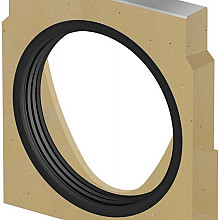 ACO MultiDrain D150 eindplaat met uitloop 160mm