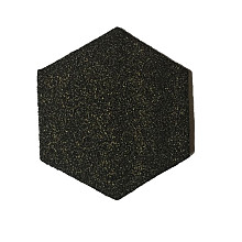 Zachte plakzegel zeskant 200x4