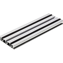 Structusol aluminium profiel ST16 lengte 2,4 m met rubber profiel