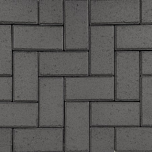 Betonstraatsteen 8 cm antraciet machinaal pakket komo