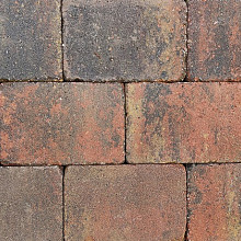 Antieke trommel 20x30x6 cm oud bruin (voorheen bruin gv)