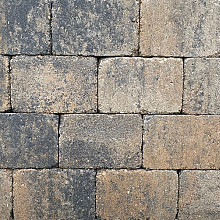 Antieke trommel 21x14x7 cm musselkalk