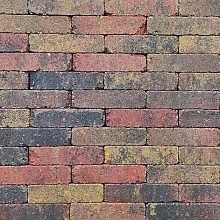 Antieke trommel waalformaat 7 cm oud bont (voorheen bont gv)