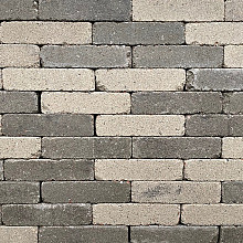 Antieke trommel waalformaat 7 cm nature mixed