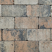 Antieke trommel betonstraatsteen 6 cm musselkalk