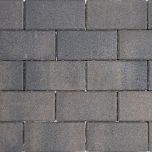 Design brick 8 cm dark sepia mini facet komo