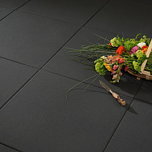 H2O comfort square 60x60x4 cm black