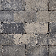 Antieke trommel betonstraatsteen 21x10,5x6 cm oud dokkum