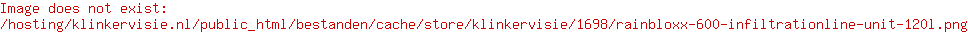 Rainbloxx 600 InfiltrationLine Unit 120l