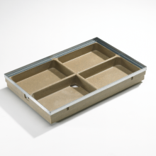 ACO Schoonloperonderbak polymeerbeton 100x50x8cm