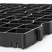 Grasdal Eccodal 40 Black 80x80x4 cm