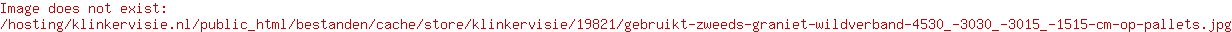 Gebruikt zweeds graniet wildverband (45/30, 30/30, 30/15, 15/15 cm) losgestort
