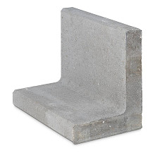Betonnen L-element 50x30x40 grijs