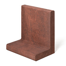 Betonnen L-element 50x40x60 roestbruin