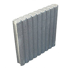 rondoband 8x50x50 grijs