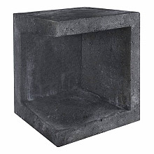 Betonnen U-hoekelement 40x40x50 zwart