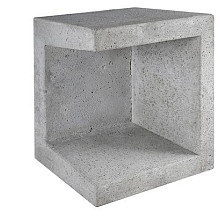 Betonnen U-hoekelement 40x40x50 grijs