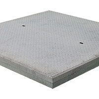 Betonplaat 200x200x14 cm Traanplaatstructuur 15 Ton