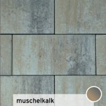 Futura 30x20x8 cm muschelkalk (mini-facet, met deklaag)