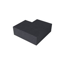 Schellevis oud hollandse trap hoekstuk 90° (40/20) binnen carbon 60x60 cm