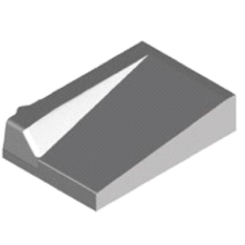 Invalide-inritblok 13/15 17/8X75X50 links grijs visbek