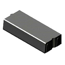 Trottoirband 38/40x20x100 cm recht zwart visbek