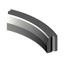 Trottoirband 13/15x25x78,5 cm R=5 bocht inwendig zwart visbek