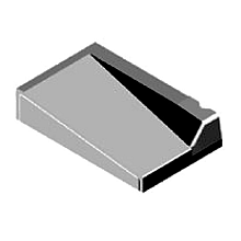Invalide-inritblok 13/15 17/8X75X50 rechts zwart visbek